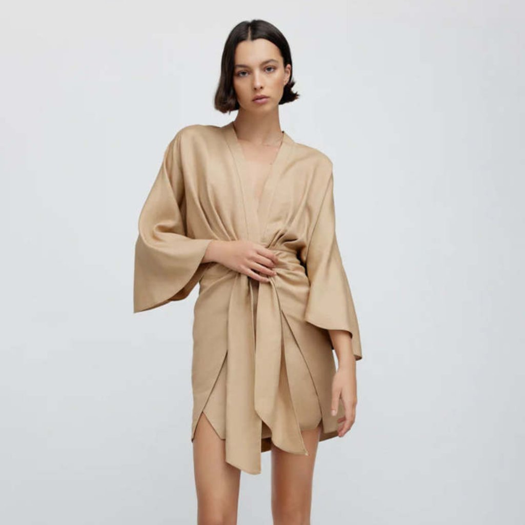 Nwot Significant Other Lola Dress In Sand Sz Us8
